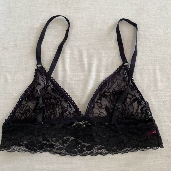 FREE ADD-ON: Material Girl Lace Bralette in Black Lace, sz: 34 - Picture 3 of 5